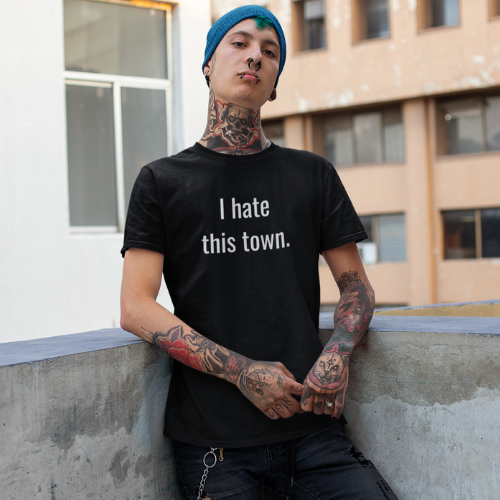 Camiseta I Hate This Town - A Day To Remember (unissex)