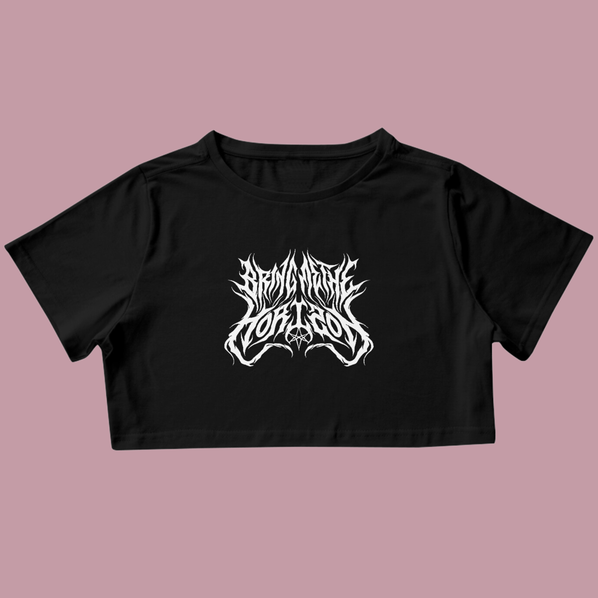 Nome do produto: Cropped Bring Me The Horizon - Logo