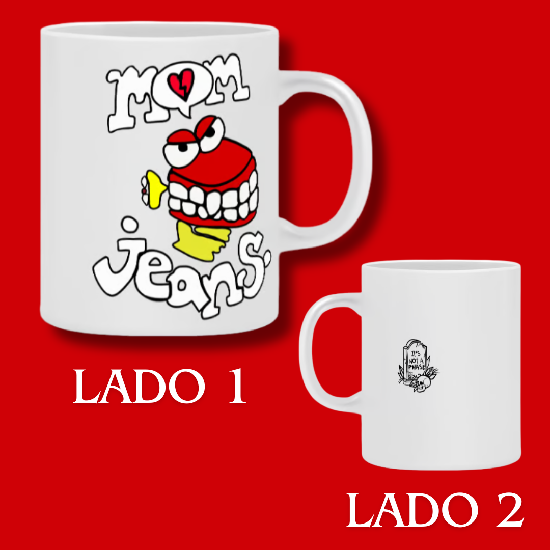 Nome do produto: Caneca Mom Jeans. - Death Mug
