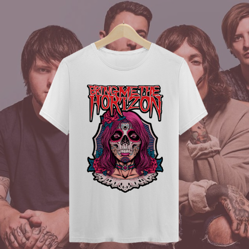 Camiseta Lady - Bring Me The Horizon (White)