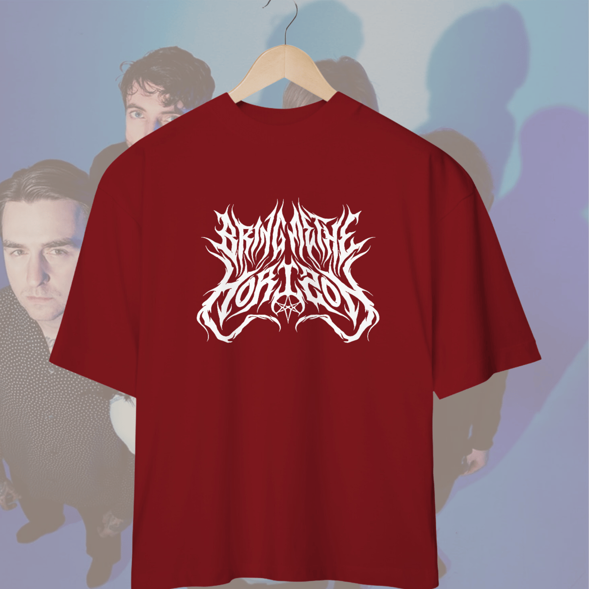 Nome do produto: Camiseta Oversized Bring Me The Horizon - Logo