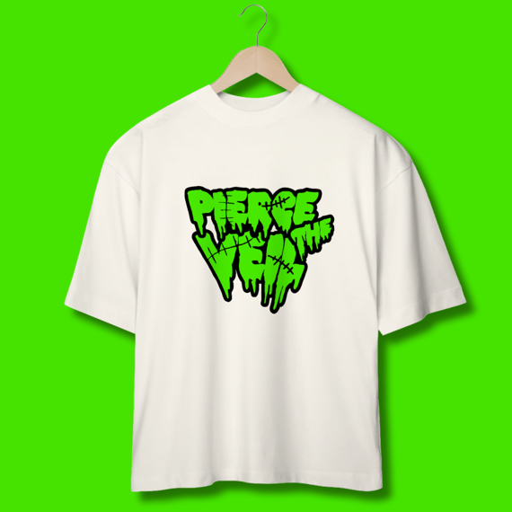 Camiseta Oversized Pierce The Veil - Hell Above