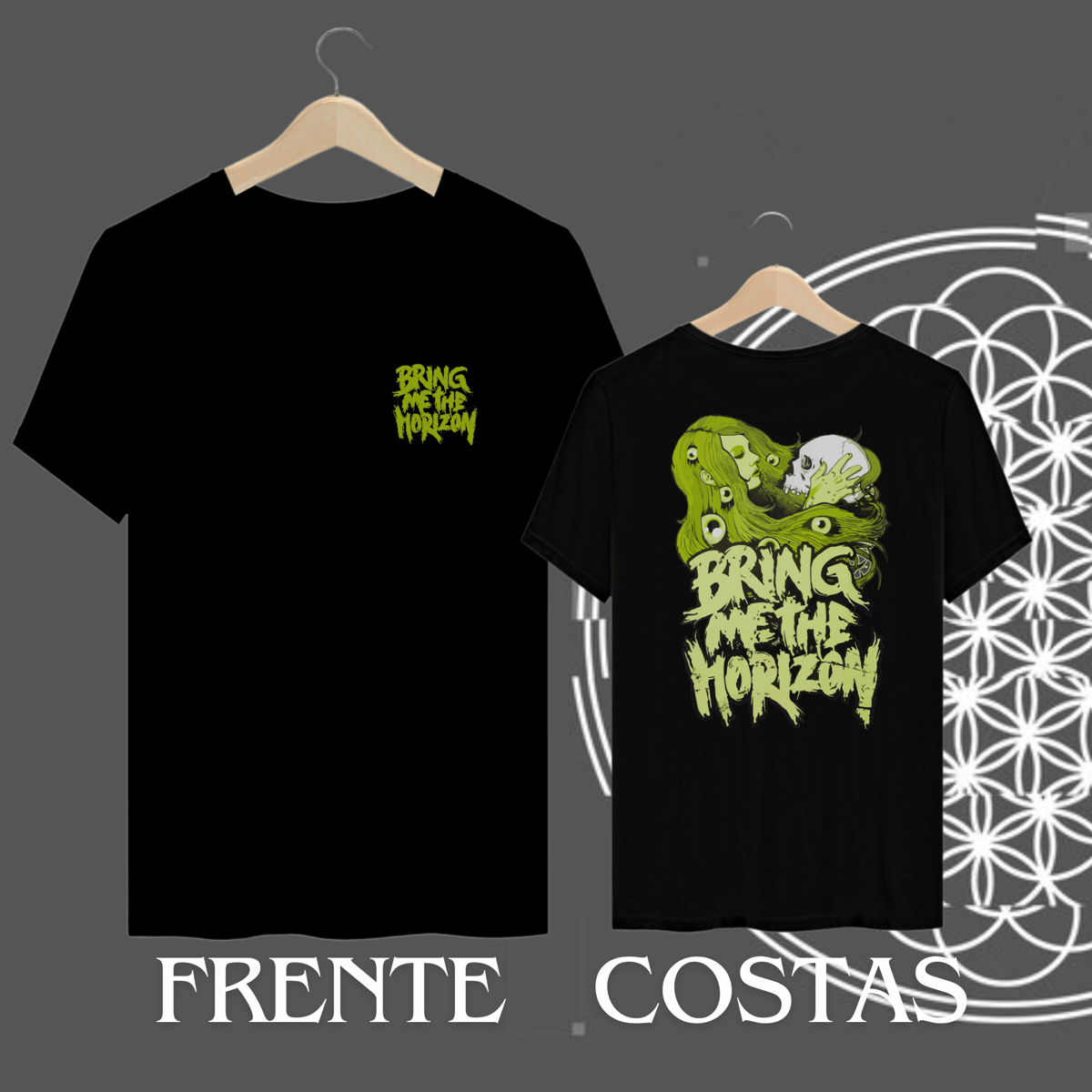 Nome do produto: Camiseta Lady&Skull - Bring Me The Horizon