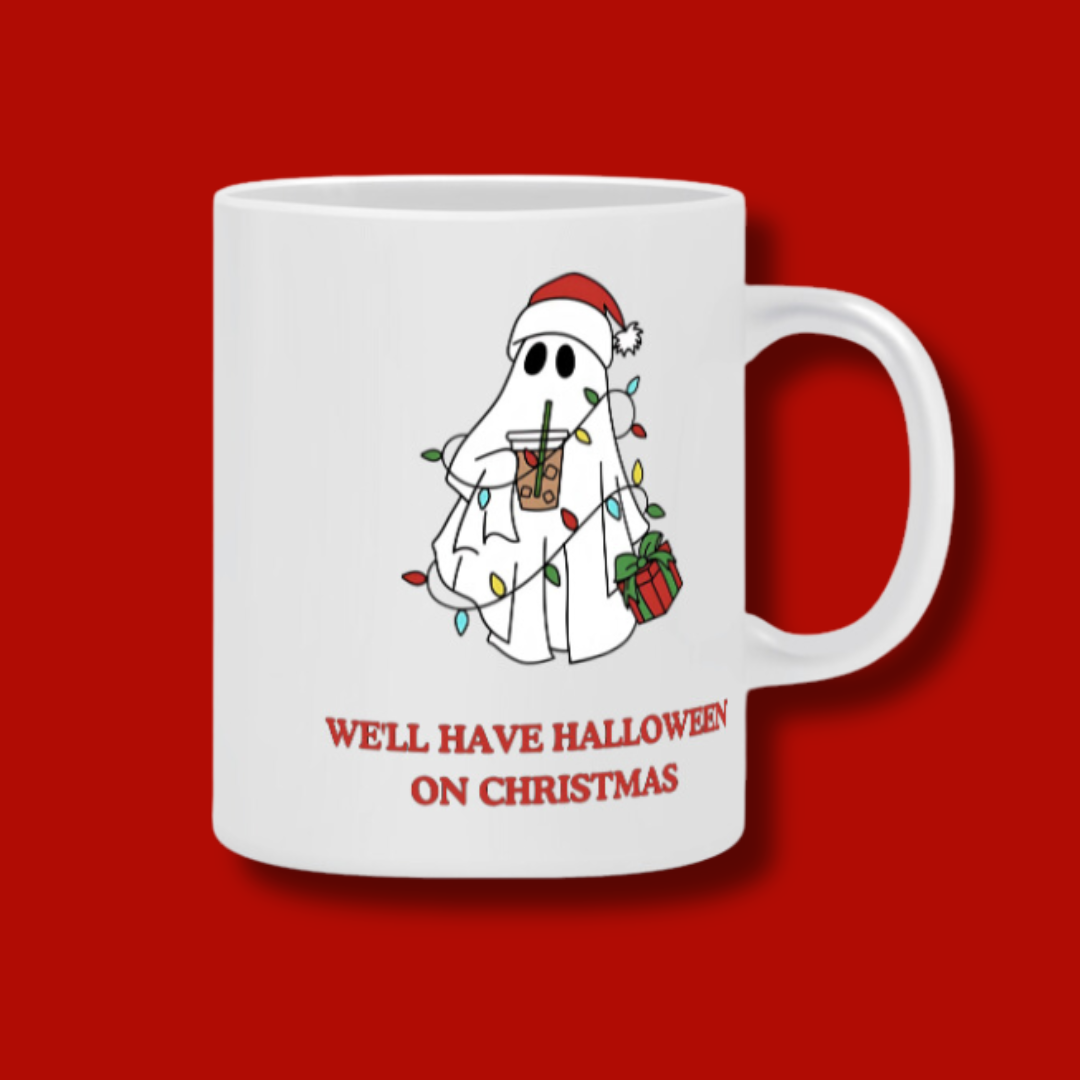 Caneca Halloween On Christmas