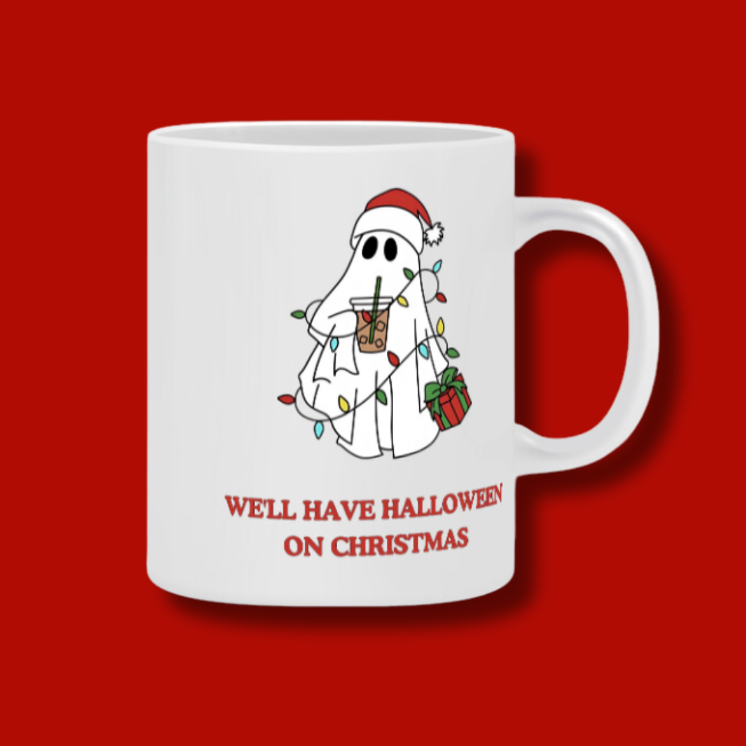 Nome do produto: Caneca Halloween On Christmas