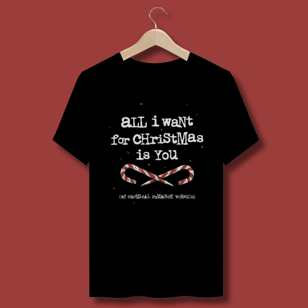 Nome do produto: Camiseta My Chemical Romance - All I Want For Christmas