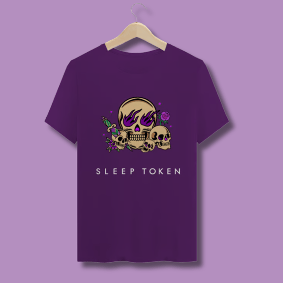 Camiseta Sleep Token - Purple Skull