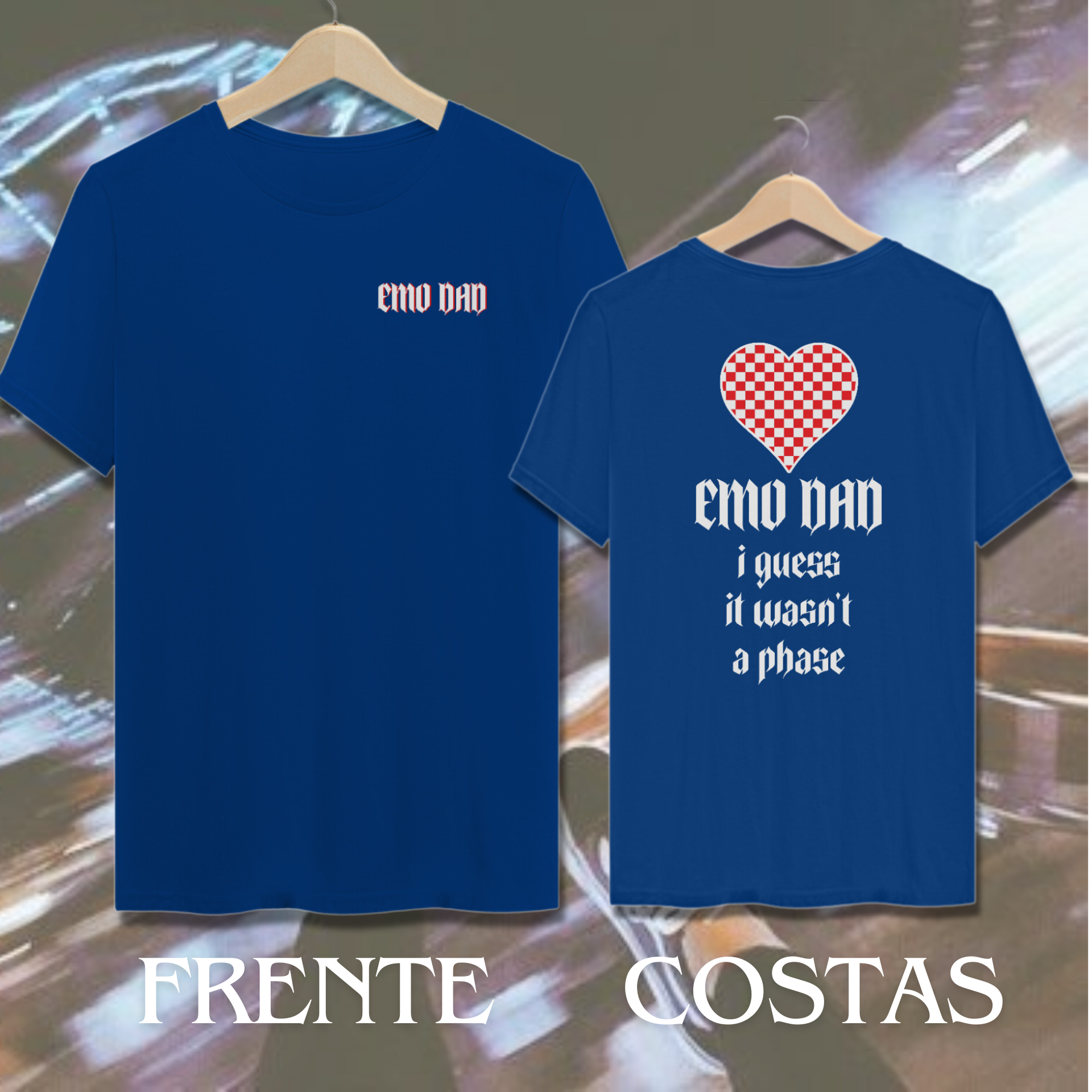 Camiseta Emo Dad - Heart