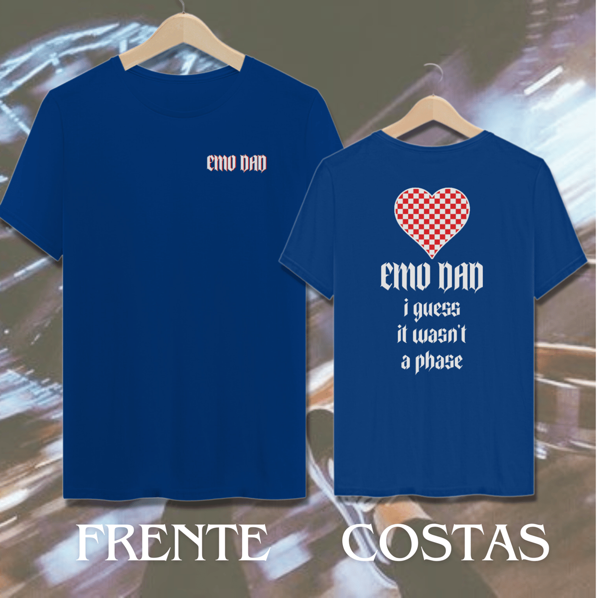 Nome do produto: Camiseta Emo Dad - Heart