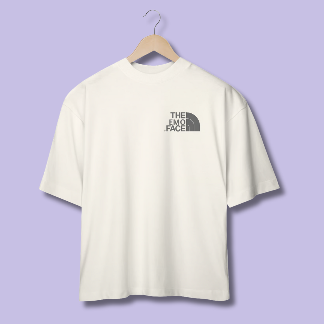 Nome do produto: Camiseta Oversized - The Emo Face