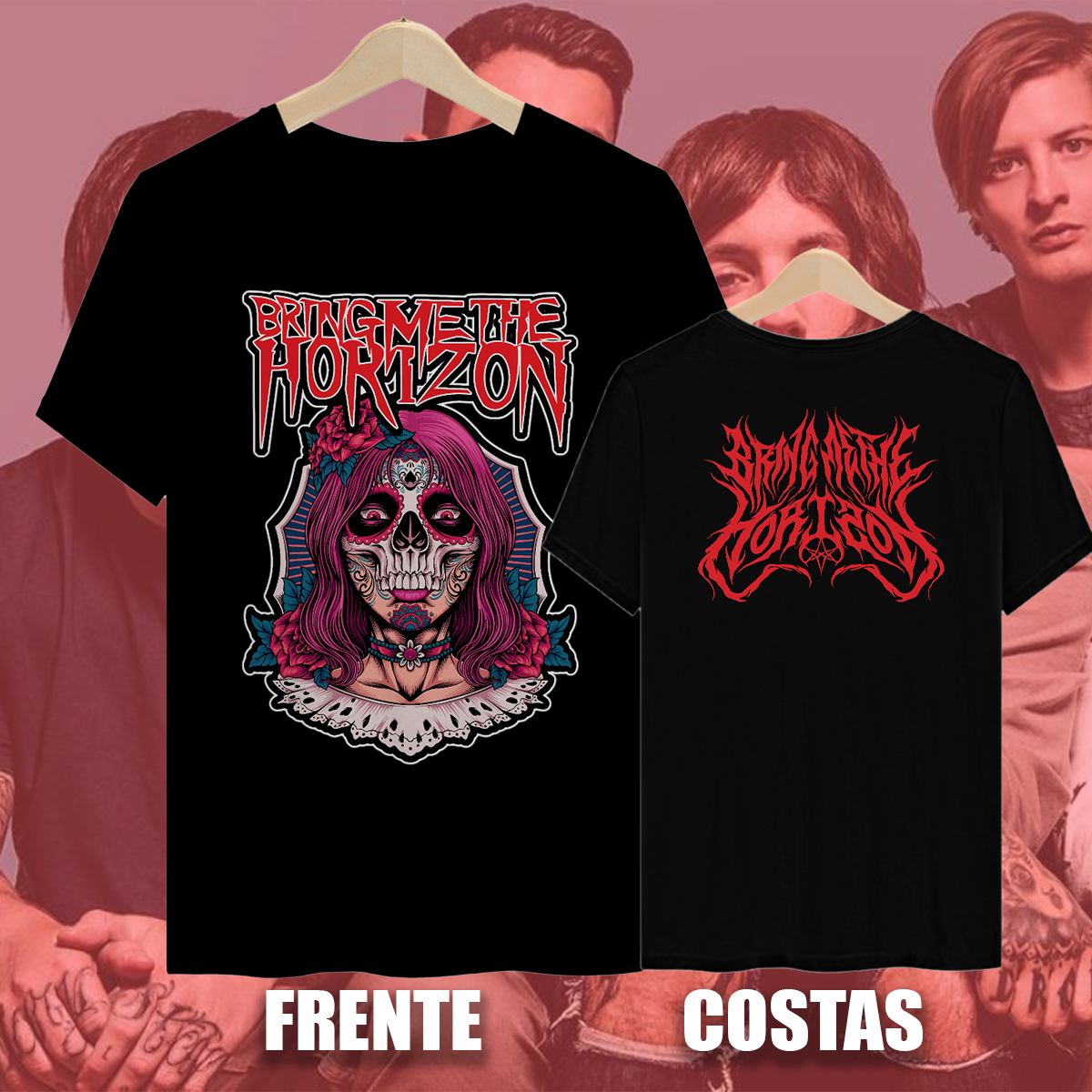 Camiseta Lady - Bring Me The Horizon (Black)