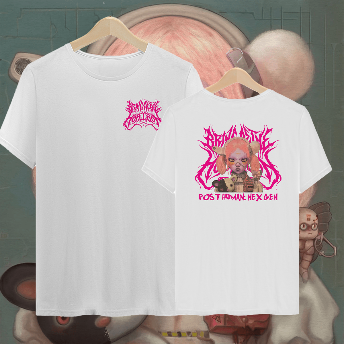 Nome do produto: Camiseta Bring Me The Horizon - Post Human Frente e Costas
