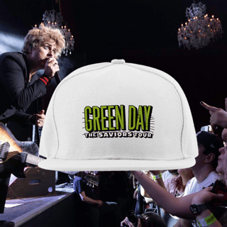 Boné Aba Curva Green Day - Saviors Tour