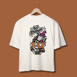 Camiseta Oversized Hot Mulligan - Mushroom Wizard