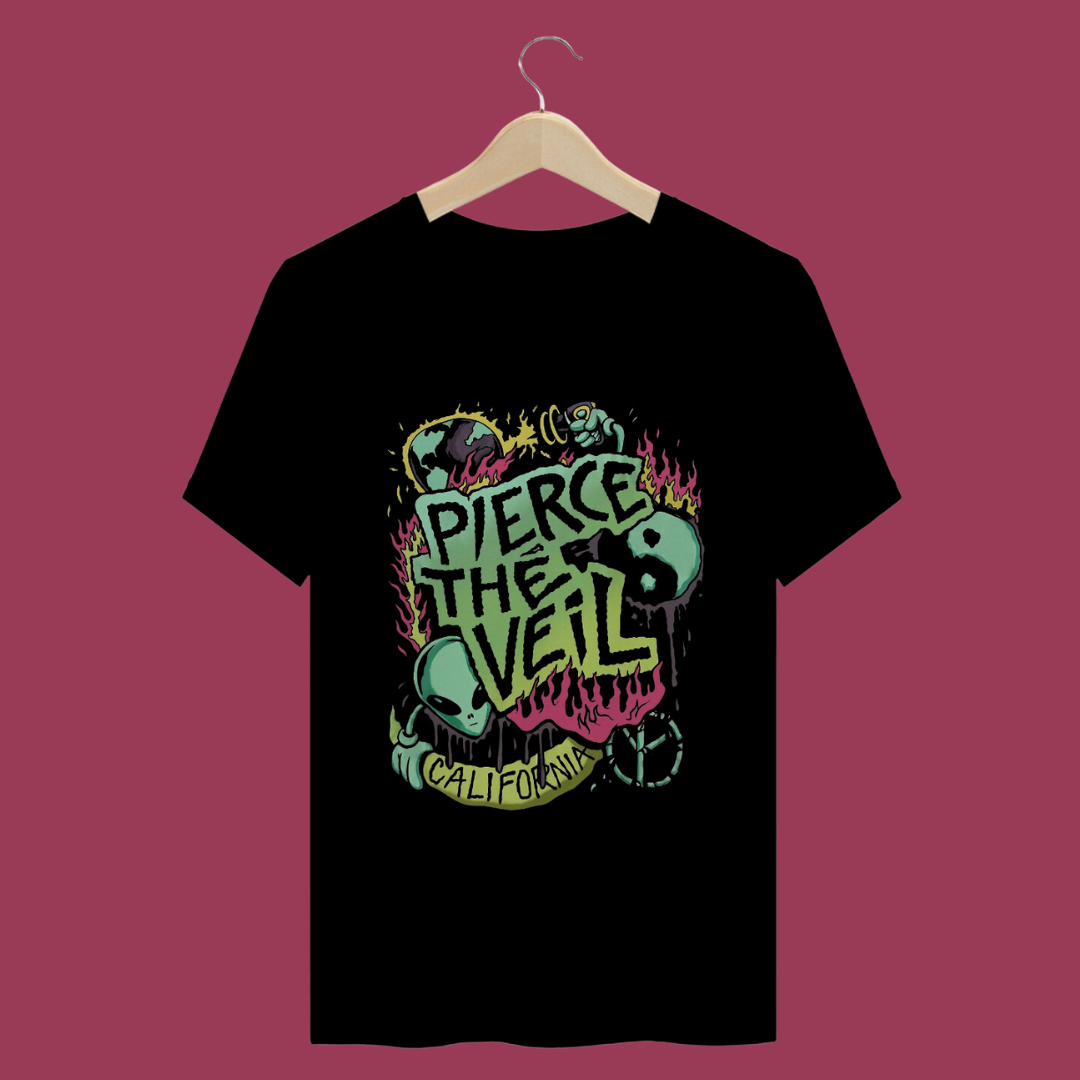 Nome do produto: Camiseta Pierce The Veil - Alien