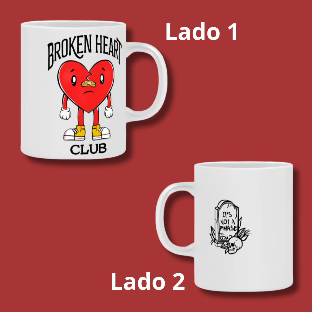 Nome do produto: Caneca Broken Heart Club