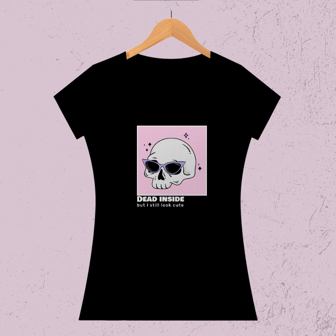 Camiseta Baby Long - Dead Inside