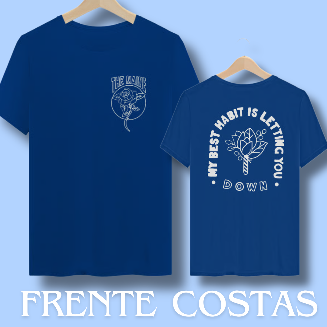 Nome do produto: Camiseta The Maine - My Best Habit