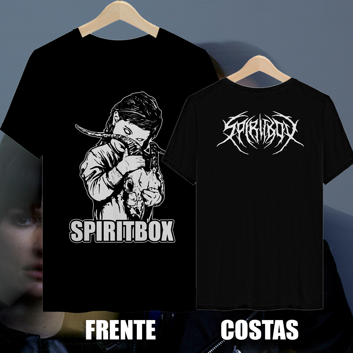 Camiseta Spiritbox Frente & Costas