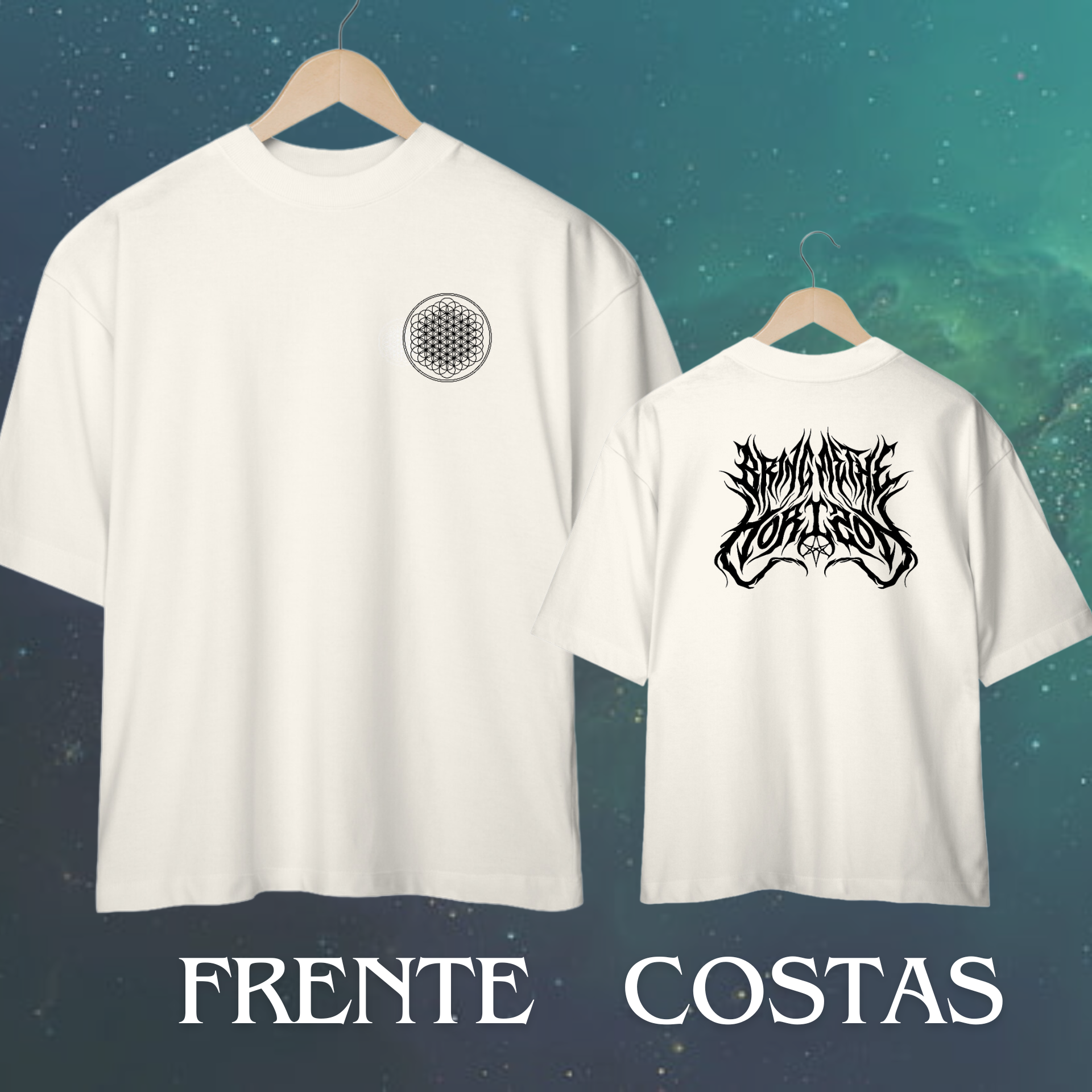 Camiseta Oversized Bring Me The Horizon - Sempiternal (white)