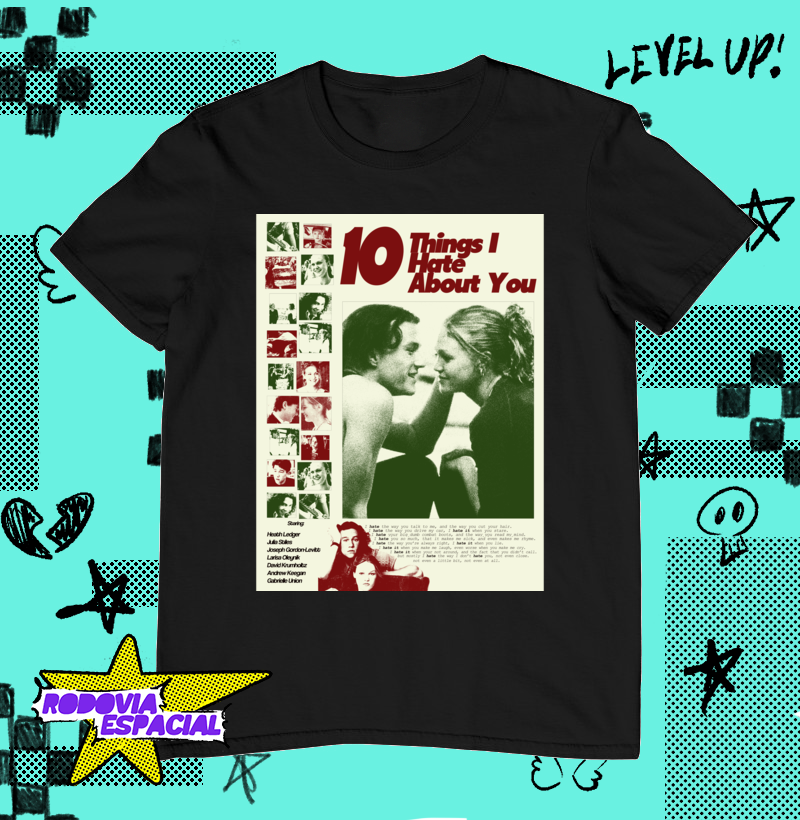 Nome do produto: Camiseta 10 Coisas Que Eu Odeio Em Você