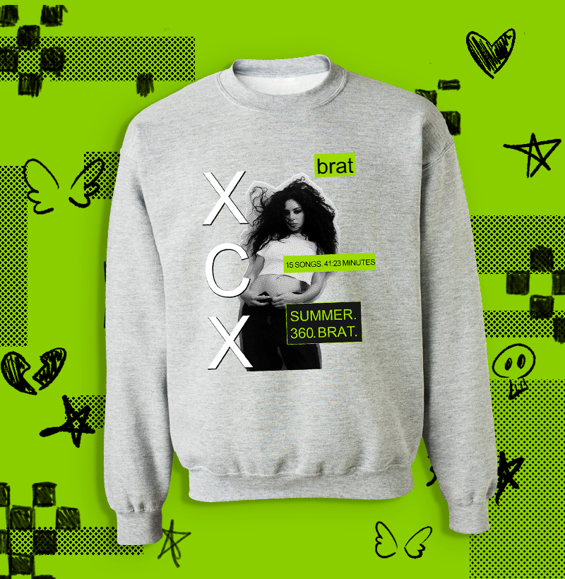 Moletom Charli XCX - brat album