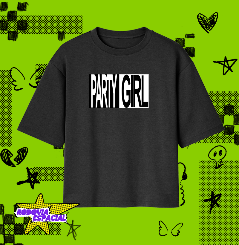 Camiseta Oversized Charli XCX - Party Girl