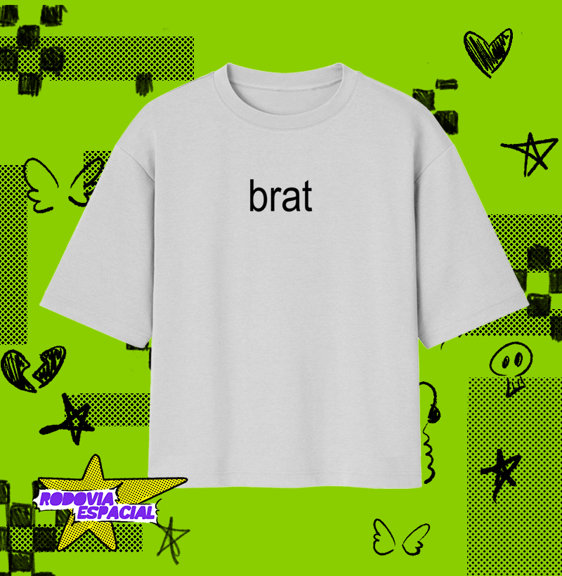 Camiseta Oversized Charli XCX - brat