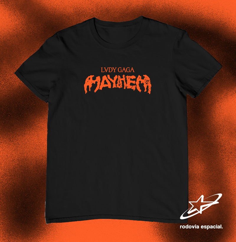 Nome do produto: Camiseta Lady Gaga - Mayhem Logo