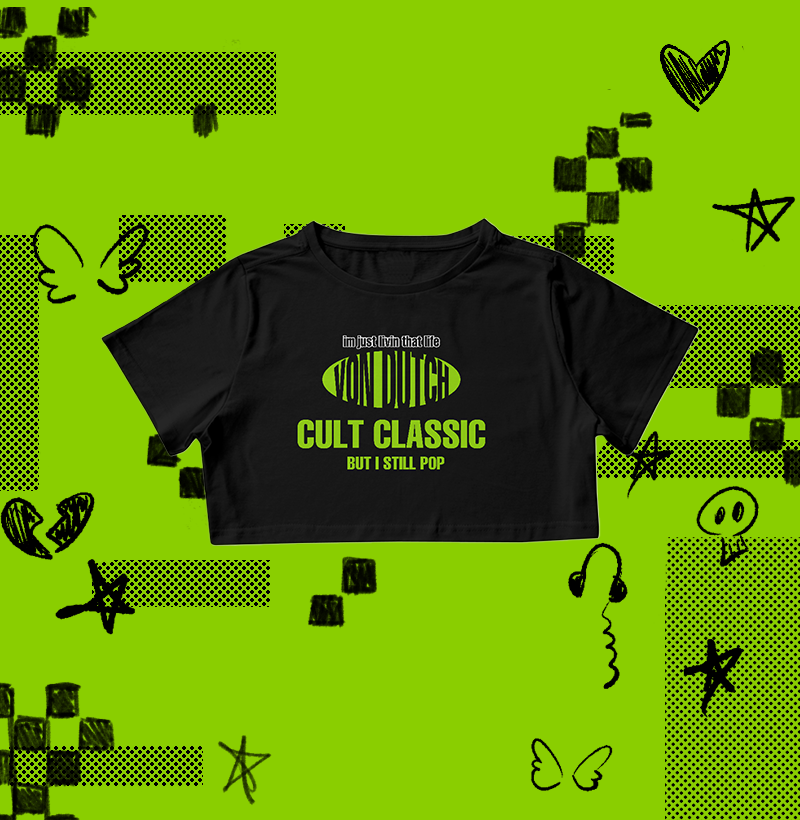 Nome do produto: Cropped Charli XCX - Von Dutch