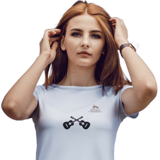 Camiseta Premium Feminina Algodão Pima Estampada Musical Violão - Estilo Sonoro