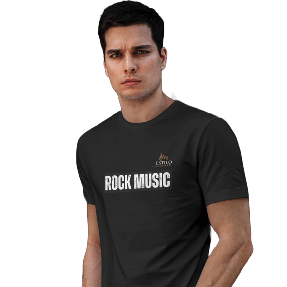Camiseta Premium Masculina Algodão Pima Estampada Musical Rock Music - Estilo Sonoro