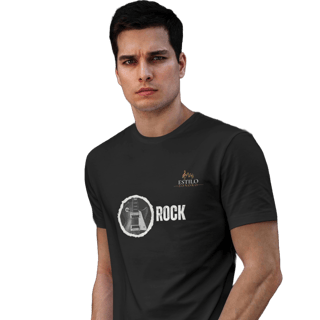 Camiseta Premium Masculina Algodão Pima Estampada Musical Rock Music - Estilo Sonoro