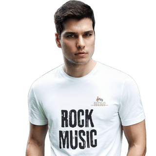 Camiseta Premium Masculina Algodão Pima Estampada Musical Rock Music - Estilo Sonoro