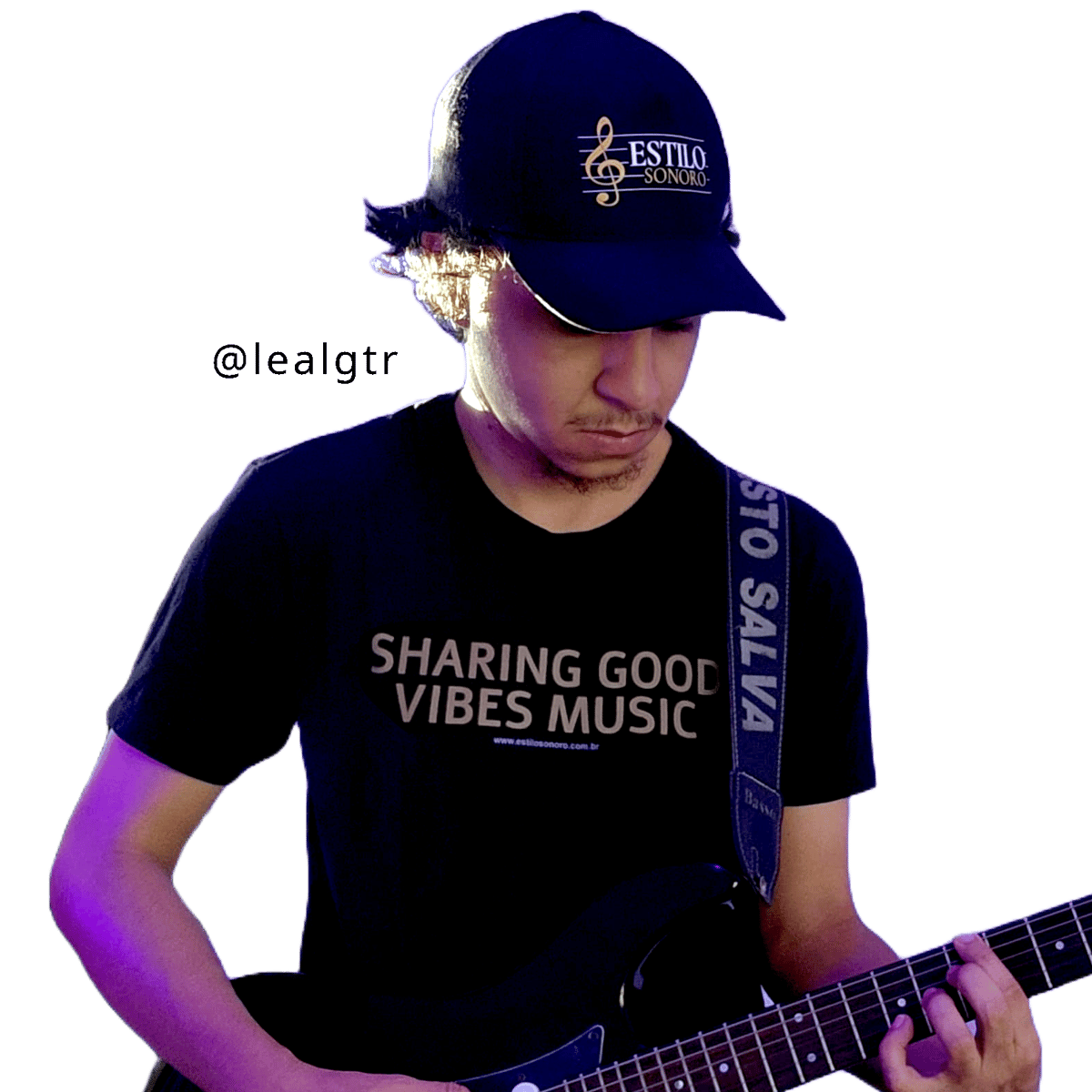 Nome do produto: Camiseta SHARING GOOD VIBES MUSIC Quality