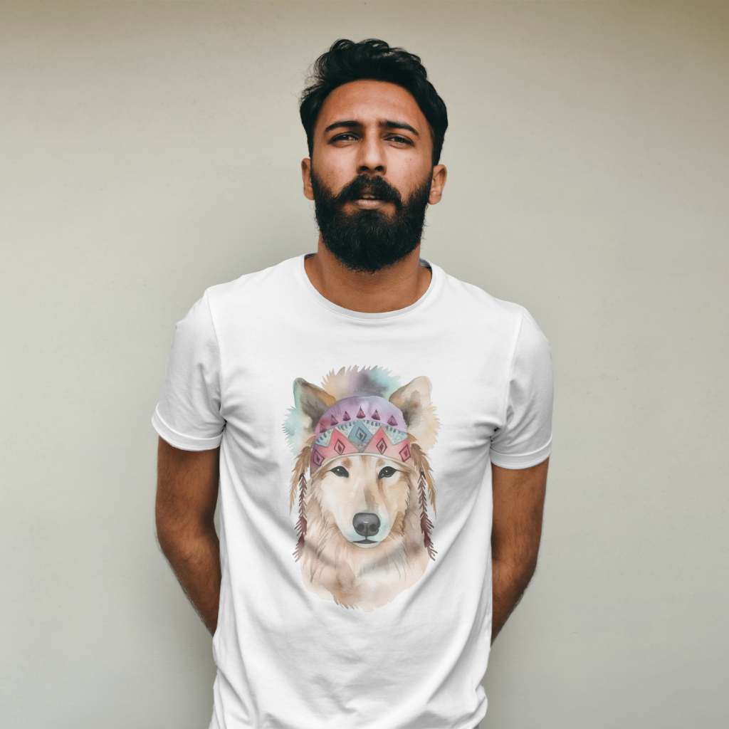 Nome do produto: T-Shirt Quality Unissex | Cachorro Com Bandana