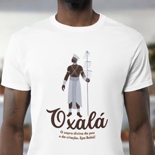 Nome do produto T-Shirt Quality Unissex | Oxalá