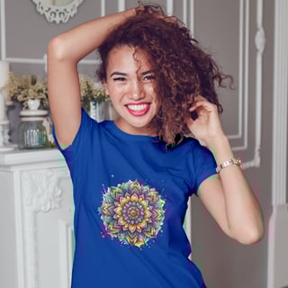 Nome do produto Baby Long Quality | Mandala Colorida Aquarela