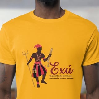 Nome do produto T-Shirt Quality Unissex | Exú