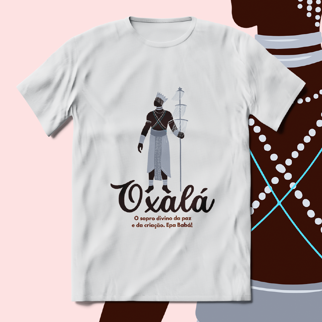 Nome do produto: T-Shirt Quality Unissex | Oxalá