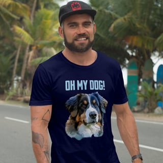Nome do produto T-Shirt Quality Unissex | Oh my dog