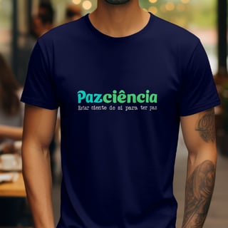 Nome do produto T-Shirt Quality Unissex | Pazciência Color