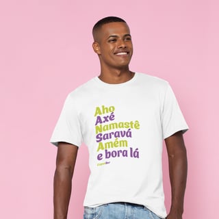 Nome do produto T-Shirt Quality Unissex Branca | Crenças ExpanSer