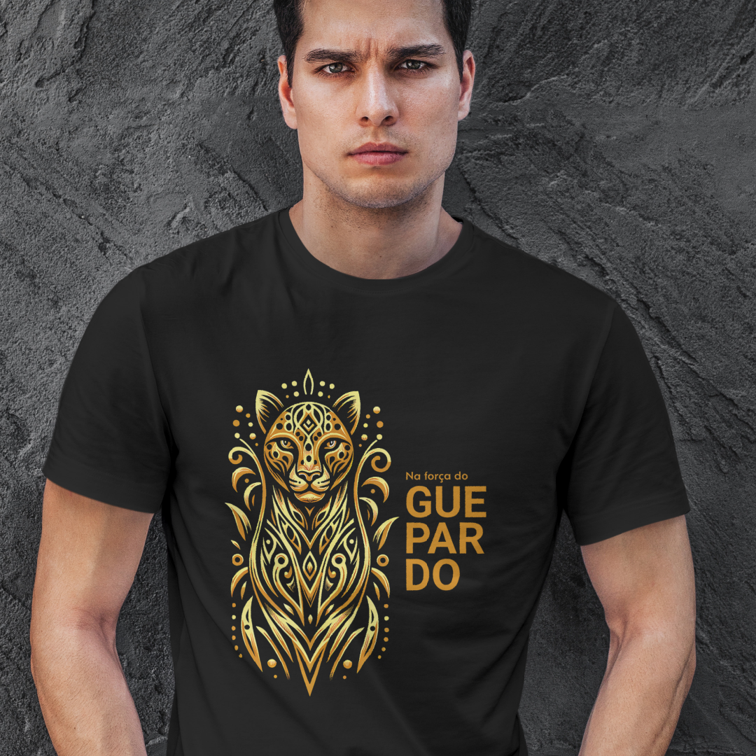 T-Shirt Quality Unissex | Na Força do Guepardo