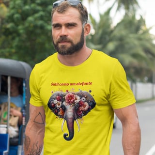 Nome do produto T-Shirt Quality Unissex | Sutil como um elefante