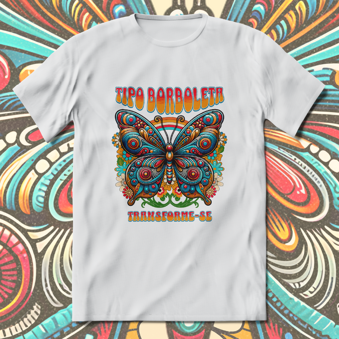 Nome do produto: T-Shirt Quality Unissex | Tipo borboleta