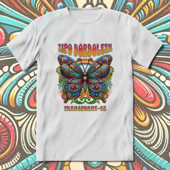 T-Shirt Quality Unissex | Tipo borboleta