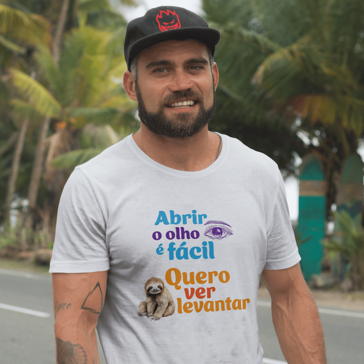 Nome do produto: T-Shirt Quality Unissex | Abrir o Olho é Fácil