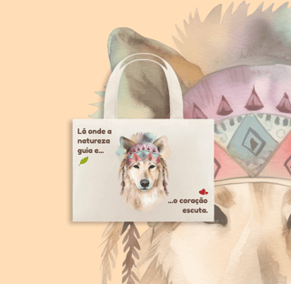 Nome do produto Ecobag | Cachorro com Bandana