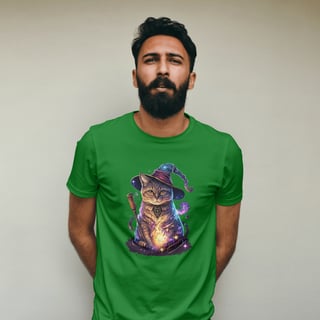 Nome do produto T-Shirt Quality Unissex | Gato Bruxo